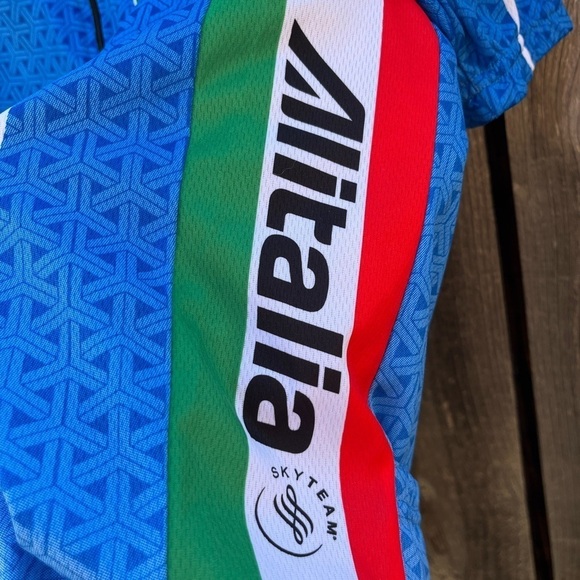 Women's Cuore Italiano Jersey Shirt Multicolor XL Visible Pocket 1/4 Zip 2011 - Picture 5 of 15